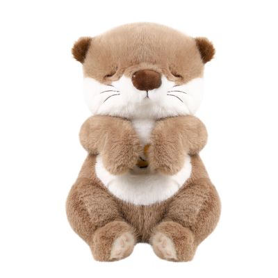 LUKETURE Snuggle Breathing Otter Plush Toy - Baby Sleep Soother with Calming Motion, White Noise, Soft Night Light & Soothing Vibration, Sensory Toy for Infants & Toddlers
