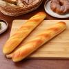 Angoily Artificial French Bread Loaf 13.58In Pu Fake Bread for Kitchen Decor Photography Props Pretend Play Food for Themed Parties Home Display view 2