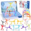 20Pcs Magnetic Travel Toys, Magnets Men for Kids with Metal Box, Airplane Car Travel Fidget Toys Portable Road Trip Activities Essential, Classroom Toys for Kids Birthday Stocking Stuffers Gifts view 1