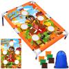 Gemscream Fall Bean Bag Toss Turkey Party Games for Kids Adults with 6 Bean Bags Thanksgiving Turkey Corn Hole Games Set for Autumn Cosplay Theme Outdoor Party Game view 1