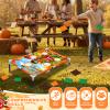 Gemscream Fall Bean Bag Toss Turkey Party Games for Kids Adults with 6 Bean Bags Thanksgiving Turkey Corn Hole Games Set for Autumn Cosplay Theme Outdoor Party Game view 4