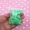 Larger Size Green Polymer Clay Assorted Heart Slices, Fimo Heart Nail Art Slices, Fake Heart Sprinkles, Miniature Hearts for Crafts (30 grams) view 4