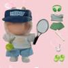 15cm/17cm Doll Sports Wear Outfits Gym Suitable for Labubu Clothes Stylish Adorable Dolls Accessories for Dressing Up (No Doll Included) (F-Blue Tennis Suit 6-Piece Sets) view 4