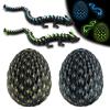 3D Printed Dragon Eggs with Dragon Inside, 2PCS Mystery Dragons Glow in The Dark-Articulated 3D Printed Animals-Cool Stuff Gift for Kids Adults Boys Girls Fidget Toys-Desktop Decoration & Collectible view 1