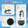 3D Printed Dragon Eggs with Dragon Inside, 2PCS Mystery Dragons Glow in The Dark-Articulated 3D Printed Animals-Cool Stuff Gift for Kids Adults Boys Girls Fidget Toys-Desktop Decoration & Collectible view 3