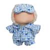 15cm/17cm Doll Outfit Suitable for Labubu Clothes Stylish Adorable Dolls Accessories for Dressing Up (No Doll Included) (B-Blue Floral Pajamas 3-Set) view 1
