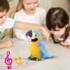 GUANGLU Lifelikes Parrot Buddy, Talking Parrot Toy Interactive Chirping Bird Cat Toy Flapping Wings, Simulation Electric Parrots Shaking Bird, Parrots Stuffed Animal Plush Toys view 3