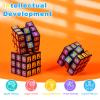 JOLLYFUN 48 Pack Dinosaur Mini Cube Bulk, 1.18 Inch 3x3x3 Small Puzzle Cubes Set, Dinosaur Themed Birthday Party Favors, Classroom Rewards Prizes, Stocking Stuffers, Easter Basket Fillers for Kids view 4