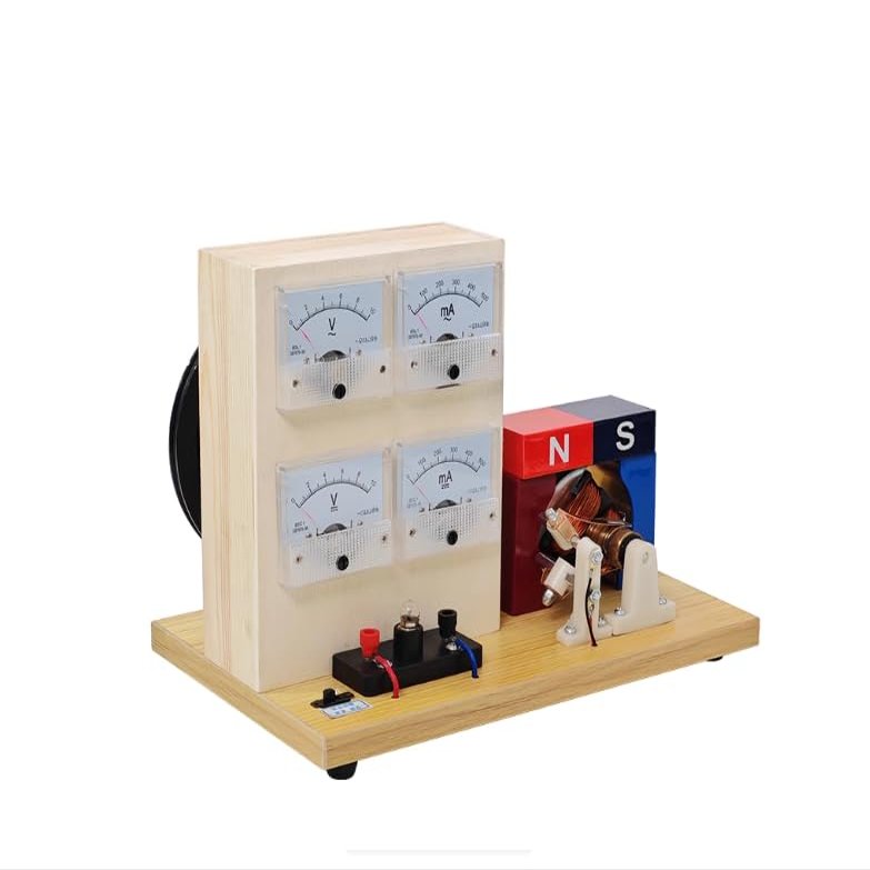 tubanlkey Hand-cranked Generator: A self-Made Manual Physics and Electrical Experiment Equipment/Teaching aid Based on Faraday's Law