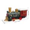 LIOOBO 1 Set Christmas Train Toy - Electric Track Train with Lights and Music Under Tree Vintage Locomotive Model Plaything Toy for Children view 2