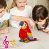 colatry Lifelikes Parrot Buddy, Realistic Talking Parrot Toy Soft Stuffed Animal Plush Interactive Chirping Bird Cat Toy Flapping Wings, Simulation Electric Parrots Shaking Bird view 4