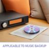 YARNOW 10pcs Printable DVD-R Discs: Writable Recordable Media - Spindle Storage CD - Archival Digital Discs for Photo Backup Video Burning Computer Use view 3