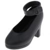 1 Pair 1/4 BJD Doll Shoes Plastic Sandals for Supper Dollfie PB Kurhn Jointed Doll Clothing Accessory Black view 1