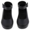 1 Pair 1/4 BJD Doll Shoes Plastic Sandals for Supper Dollfie PB Kurhn Jointed Doll Clothing Accessory Black view 2