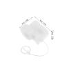 TOYANDONA 8pcs DIY Plush Toy Pull String Vibration Motor - Plastic Parts for Crafting and Repair Indoor and Outdoor Parties School Projects White view 2