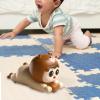 Crawling Doll for from 9 to 12 to 18 Months, Musical Toy for Learning to Climb, Khaki Brown view 3