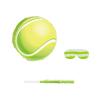 KiBcsLic Tennis Ball Piata Party Decoration Easy Setup Kids Birthday Decor Confetti Sports Theme Party Supplies for School view 1