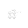 SUPVOX 80pcs Rattle Inserts for Baby Toys: Plastic Rattle Inserts - White Bell Balls for DIY Crafts - Infant Noise Maker Replacement Parts view 2