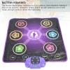 Yechiry Light Up Dance Mat, Wireless BT Built in Music Adjustable Volume 6 Buttons Anti Slip Dance Game Pad, Electric Music Dance Mat for Home Outdoors Party view 2