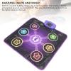Yechiry Light Up Dance Mat, Wireless BT Built in Music Adjustable Volume 6 Buttons Anti Slip Dance Game Pad, Electric Music Dance Mat for Home Outdoors Party view 4