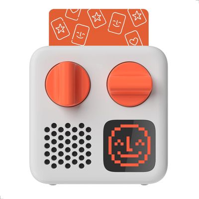2Pcs Replacement Dial Knobs for Yoto Mini - Grip Control Knob Covers for Kids Music Player | Easy Snap-On Installation (Orange)
