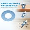 3 Pack Silicone Bottle Sleeves for Dr. Brown's Glass Baby Bottles, 8 oz, Anti-Slip Protective Covers with Handles, Baby Essentials(Bottles Not Included) view 2