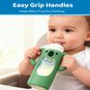 3 Pack Silicone Bottle Sleeves for Dr. Brown's Glass Baby Bottles, 8 oz, Anti-Slip Protective Covers with Handles, Baby Essentials(Bottles Not Included) view 3