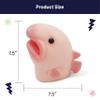 GOOFBALLS Novelty Vinyl Hand Puppet Flexible Squeeze Puppet Toy for Adults & Kids Funny Desk Toy, Party Favor & Gag Gift - Blobfish view 2
