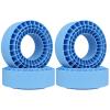 HobbyPark 2.2" Silicone Tire Inserts Soft, Fits 132-134mm 5.25" OD Crawler Tires, Replaces Foam Inserts, 4Pack, Waterproof, Good Traction & Sidewall Support for 1/10 RC Crawlers, 12545mm (Blue) view 1