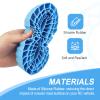 HobbyPark 2.2" Silicone Tire Inserts Soft, Fits 132-134mm 5.25" OD Crawler Tires, Replaces Foam Inserts, 4Pack, Waterproof, Good Traction & Sidewall Support for 1/10 RC Crawlers, 12545mm (Blue) view 4