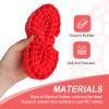 HobbyPark 2.2" Silicone Tire Inserts Soft, Fits 132-134mm 5.25" OD Crawler Tires, Replaces Foam Inserts, 4Pack, Waterproof, Good Traction & Sidewall Support for 1/10 RC Crawlers, 12545mm (Red) view 4