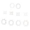 Domary Differential Gasket Replacement Spacer Precisely Stamped Stainless Steel Silver 10 PCS - RC CAR ARRMA 6S Mojave 1/7 KRATON 1/8 view 2