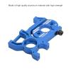 FAUOSWUK RC Motor Mount, Motor Holder Motor Fixed Seat 2 Piece Aluminum Alloy for 6s and Other 1/8 RC Vehicles with High Strength Easy Installation (Blue) view 3