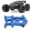 FAUOSWUK RC Motor Mount, Motor Holder Motor Fixed Seat 2 Piece Aluminum Alloy for 6s and Other 1/8 RC Vehicles with High Strength Easy Installation (Blue) view 4