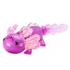 Fingerlings Interactive Baby Axolotl, Ziggy (Magenta), Swims & Lights Up view 1