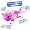 Fingerlings Interactive Baby Axolotl, Ziggy (Magenta), Swims & Lights Up view 3