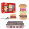 Popular Playthings Magnetic Build & Grill Hamburger Set, Educational Pretend Play Food Toy, Gifts for Toddlers Ages 3 & Up - Includes Grill 16 Pieces view 1