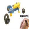 3DEXL Replacement Tires for Matchbox Lesney #39 Tractor Tires Rubber Vintage 3D view 2