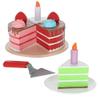Popular Playthings Magnetic Bake & Play Cake Set, Educational Pretend Birthday Cake Play Food for Toddlers, Gifts for Kids Ages 3 & Up - 16 Piece view 1