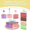 Popular Playthings Magnetic Bake & Play Cake Set, Educational Pretend Birthday Cake Play Food for Toddlers, Gifts for Kids Ages 3 & Up - 16 Piece view 3