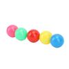 Saluaqui Game Replacement Marbles 100PCS Set - 20mm Plastic Hollow Colorful Counting Balls with Storage Box for Math Teaching and Probability Games view 3