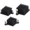960-27-28-S-AB-0, Heat Sinks BGA Heat Sink, 27x28mm, Side Plastic Push Pin view 1