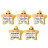 5PCS Crochet Positive Star Plush - Knitted Doll with Positive Card, Handmade Emotional Comfort Support Star Doll for Best Friend, Daughter, Son - Cheer Up & Thinking of You Gift view 1