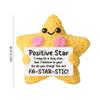 5PCS Crochet Positive Star Plush - Knitted Doll with Positive Card, Handmade Emotional Comfort Support Star Doll for Best Friend, Daughter, Son - Cheer Up & Thinking of You Gift view 2