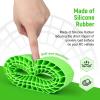 FriHobby Soft 2.2" Silicone Tire Inserts, 4Pack, Fits 132134mm (5.25" OD) Crawler Tires, Waterproof Foam Replacement for 1/10 RC Crawlers, 12545mm, Enhanced Traction & Sidewall Support (Green) view 3