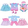 BABESIDE 6 Sets of Baby Doll Clothes for 12-16 Inch Dolls, Babydolls Clothes and Accessories Set with Hat Socks for Realistic Baby Dolls Girl view 1