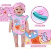 BABESIDE 6 Sets of Baby Doll Clothes for 12-16 Inch Dolls, Babydolls Clothes and Accessories Set with Hat Socks for Realistic Baby Dolls Girl view 3