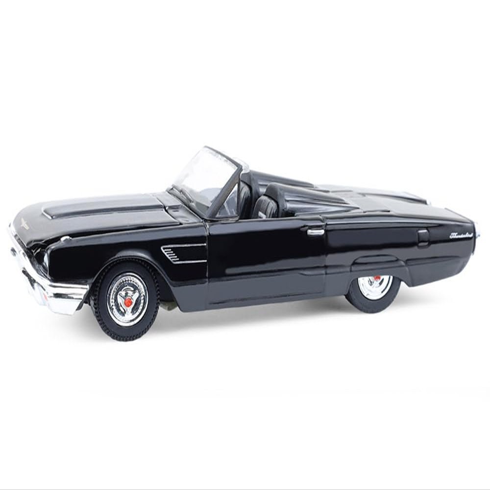 1965 Thunderbird with Tonneau Cover Black Black Bandit Series 30 1/64 Diecast Model Car by Greenlight 28170E
