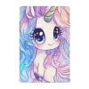 Cute Unicorns Star White Baby Crib Sheets Buttery Soft & Breathable Fitted Crib Sheet for Standard Mattress for Girls Infant Boys Toddler, 28"x52"x9" view 1