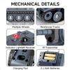 Xenotrix 1/64 Scale Mini RC Battle Tank - 2.4G Infrared Combat Mode, Rotating Turret & Rubber Track Drive, Military Toy Tank Gift for Adults & Teens(Green+Grey) view 4